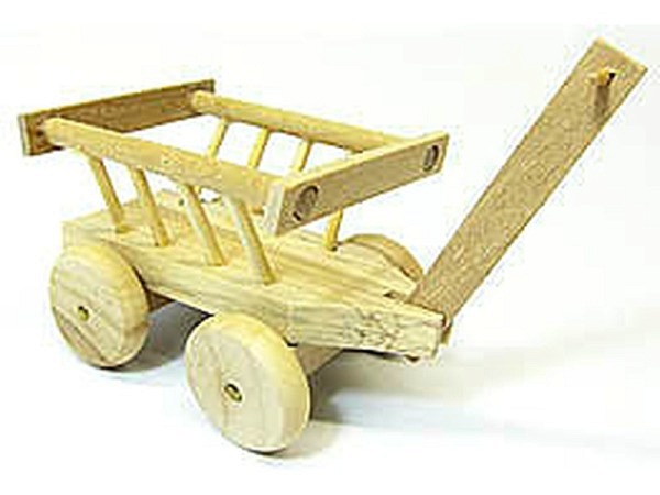 Miniatur Garten Leiterwagen 60x45mm