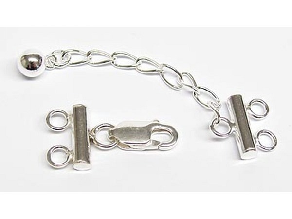 Verschlüsse 925silber Verschluss 2reih