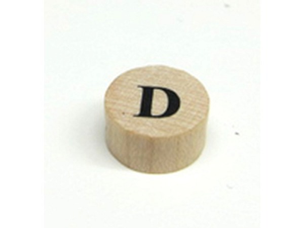 Buchstabenperlen Ruff, Holzrondell Buchstabe