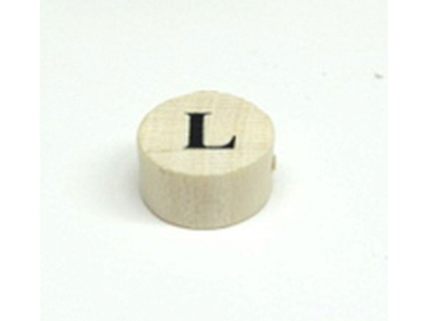 Buchstabenperlen Ruff, Holzrondell Buchstabe