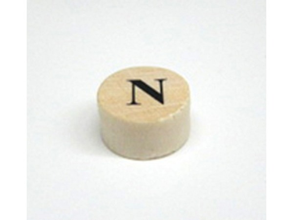 Buchstabenperlen Ruff, Holzrondell Buchstabe
