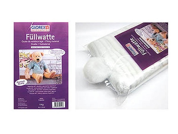 Stopfmaterial Glorex Füllwatte weiss