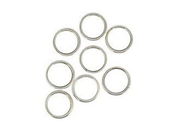Metallringe Pracht Spaltring silber