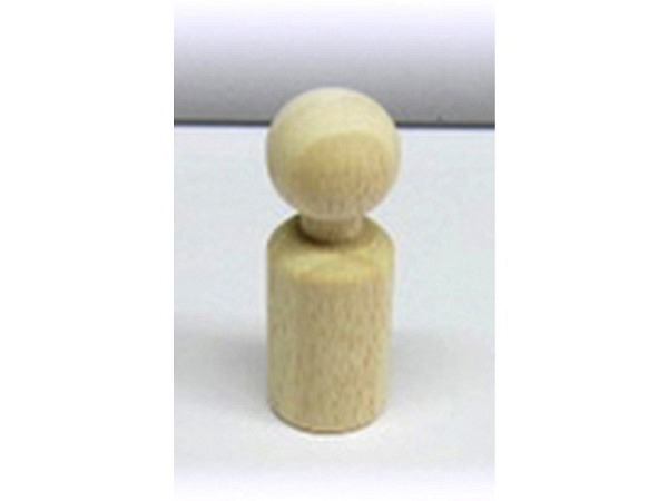 Holzfigur Ruff Mann Kegelfigur