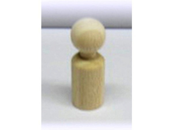 Holzfigur Ruff Mann Kegelfigur