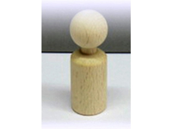 Holzfigur Ruff Mann Kegelfigur
