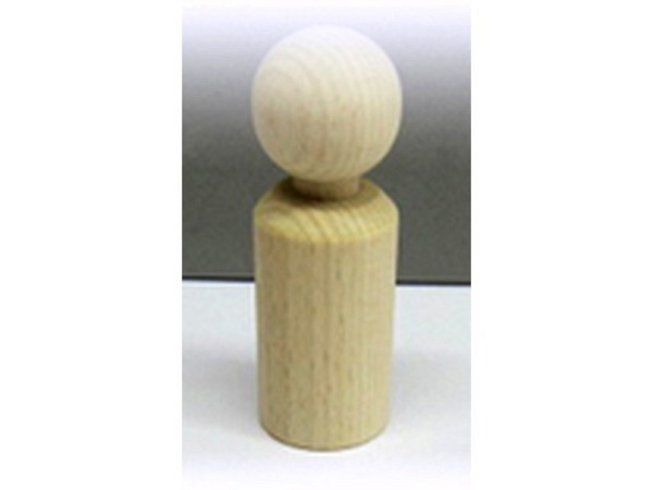 Holzfigur Ruff Mann Kegelfigur