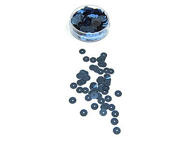 Pailletten Brody Trims Pailletten rund 6mm metallic hellblau