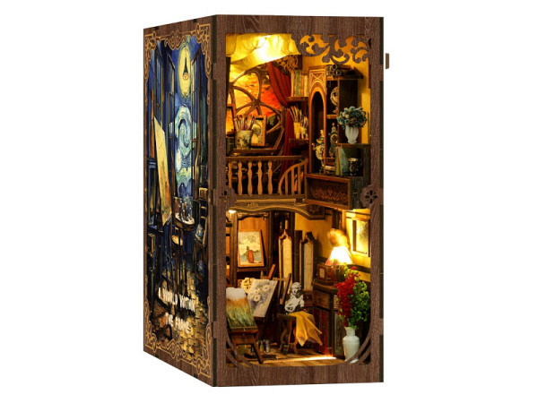 Book Nook LitNook Das Atelier des Meisters 18x11x23cm