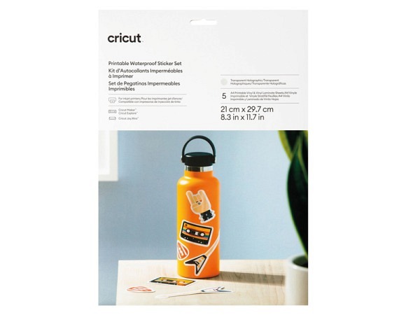 Stickerkarton Cricut Joy Xtra Smart Paper Holo transparent