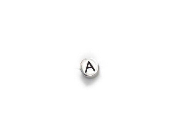 Buchstabenperlen Pracht, Metallrondell Buchstabe