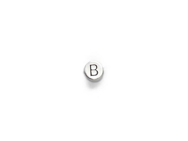 Buchstabenperlen Pracht, Metallrondell Buchstabe