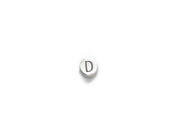 Buchstabenperlen Pracht, Metallrondell Buchstabe