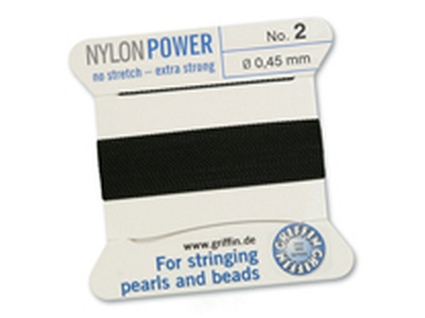 Aufreihseide Griffin Aufreih-Nylon 2m