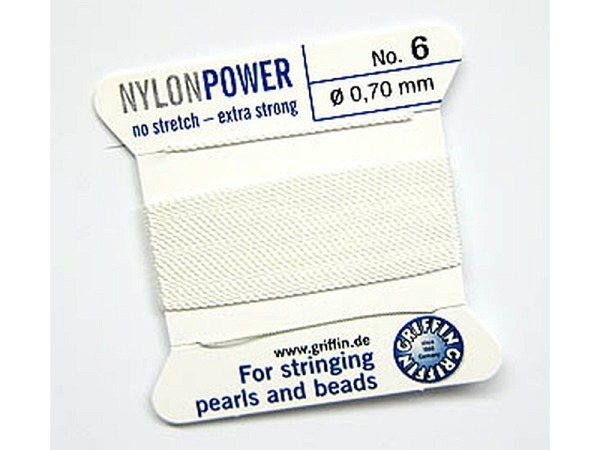 Aufreihseide Griffin Aufreih-Nylon 2m