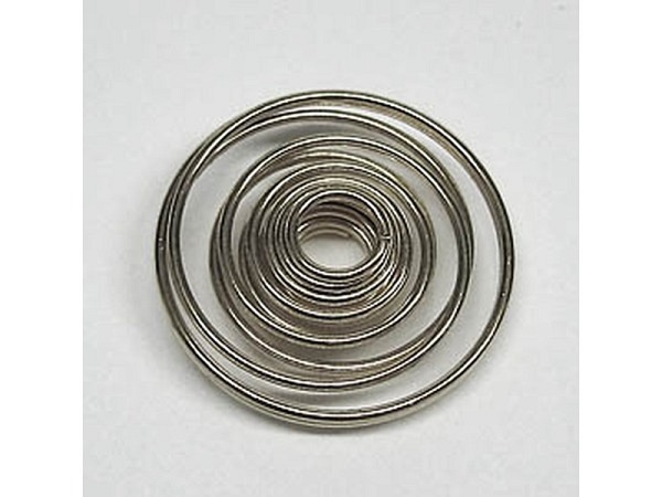 Metallperlen Bastelpeter Spirale 21mm