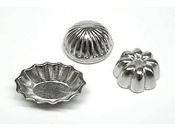 Miniatur Küche Kuchenformen 3ass. 1.5-2.2cm