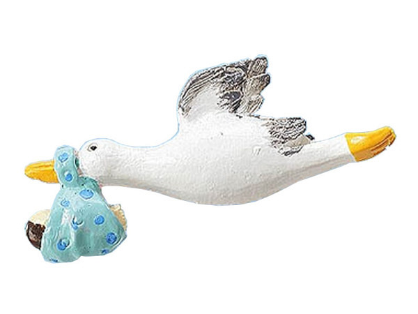 Miniatur Baby Miniatur Storch