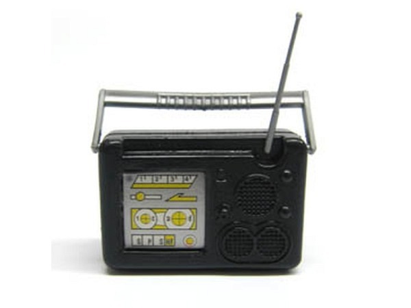 Miniatur Musik Radio 4x3x1,7cm
