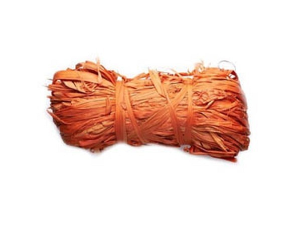 Bast Pracht Raffiabast 50g matt orange