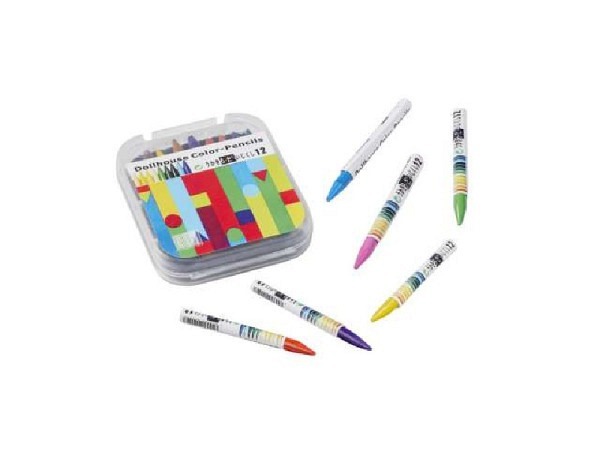 Miniatur Hobby Wachsmalkreide 12 Stk im Etui