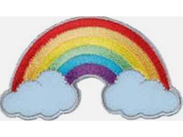 Bügelmotive Patch Regenbogen
