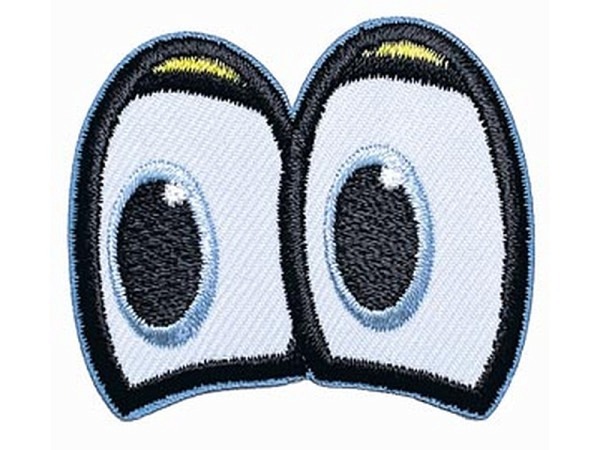 Bügelmotive Patch Augenpaar 