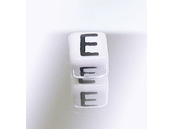Buchstabenperlen Pracht, Keramikwürfel Buchstabe