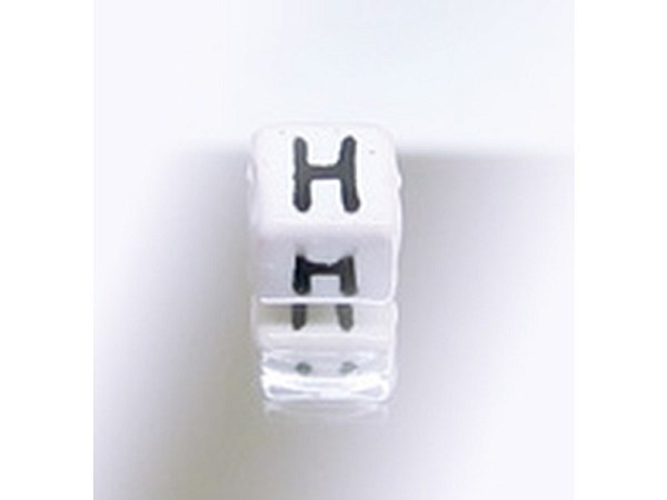 Buchstabenperlen Pracht, Keramikwürfel Buchstabe