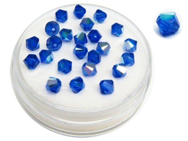 Aufziehsteine Swarovski Knopfperle