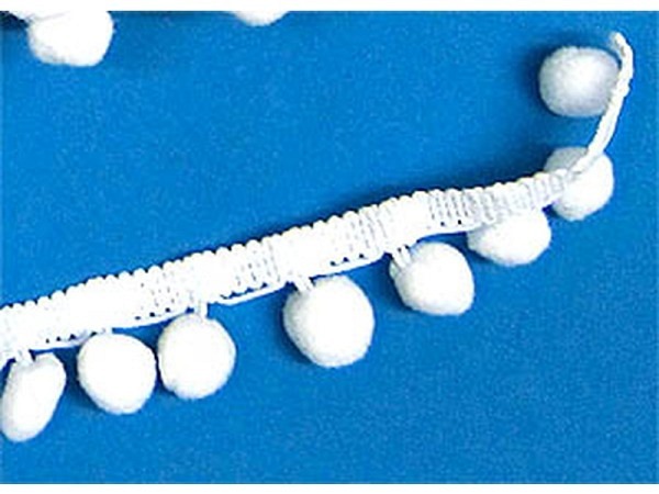 Fransenband Welti Pompon-Borte 20mm