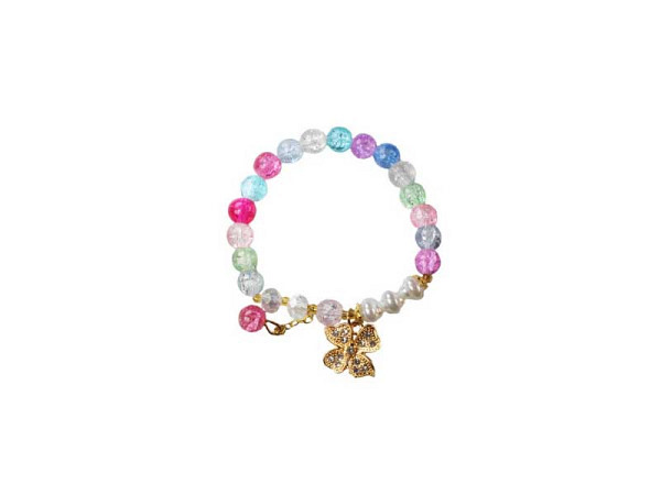 Armband Pracht Glasperlen Blüte