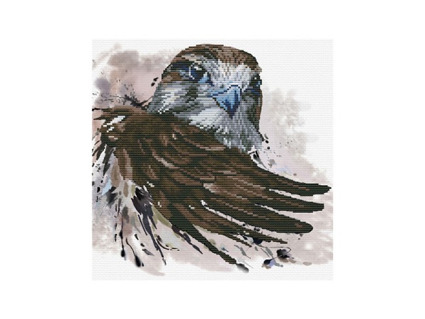 Stickset Pracht Stickset Falke