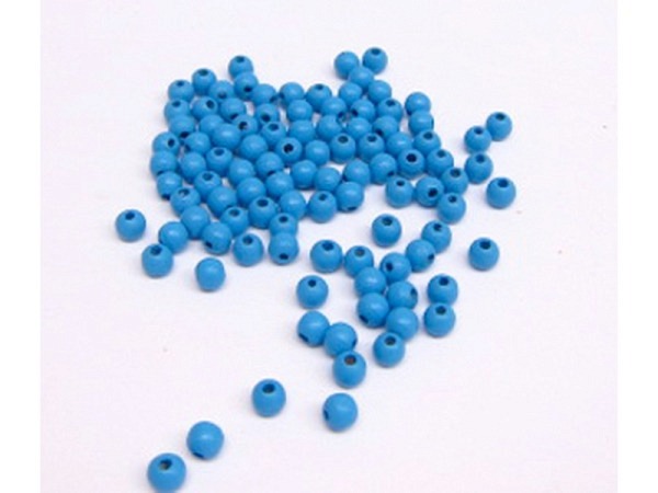 Holzperlen Bottsa Perle hellblau