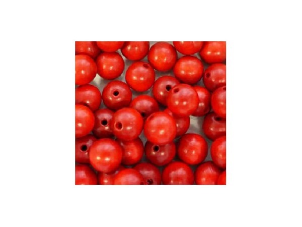 Holzperlen Bottsa Perlen rot