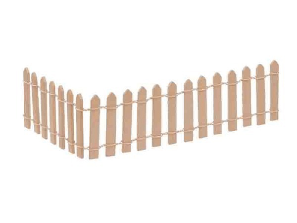 Miniatur Garten Zaun natur