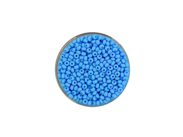 Rocailles Pracht Perlen 2,6mm helltürkis satt