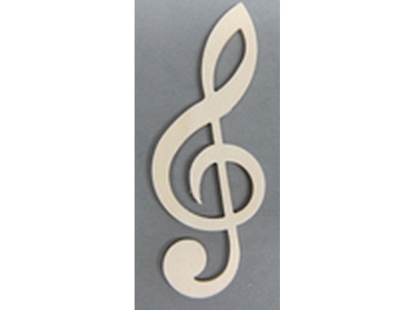 Holzfigur Nef Holzwaren Violinschlüssel