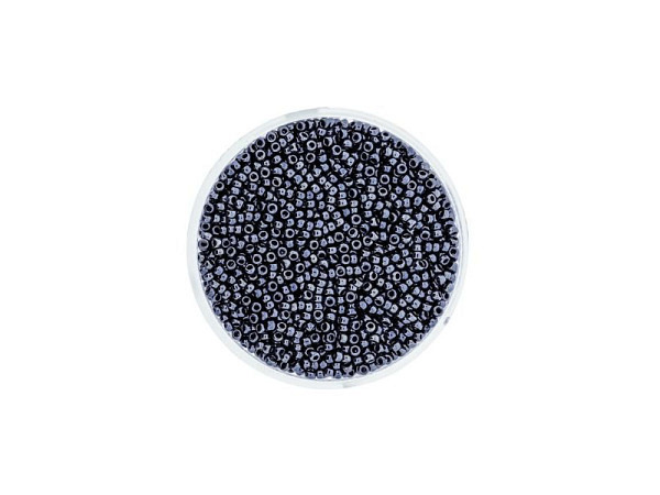 Rocailles Pracht Delica Beads 2mm hematite