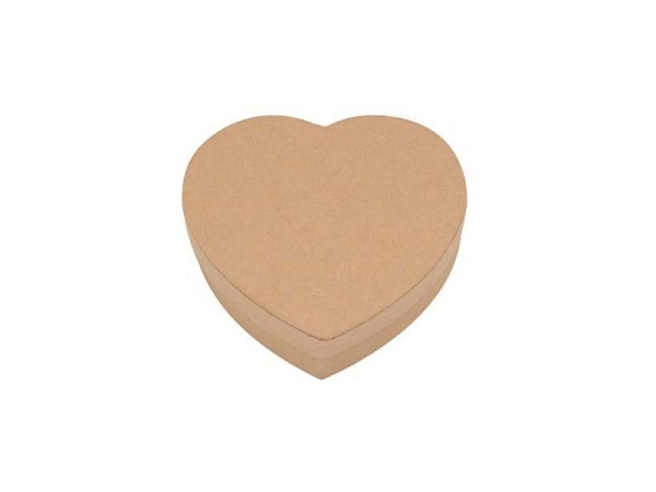 Pappmache Glorex Pappbox Herz 9,2x9x2,6cm