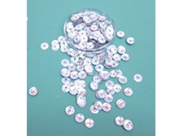 Schüsselpailletten Bottsa Schüsselpailletten 6mm Hologramm silber