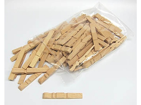 Bastelhölzer Bottsa natur Holzklammerteile