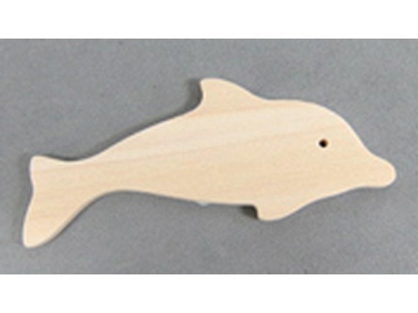 Holzfigur Nef Holzwaren Delphin