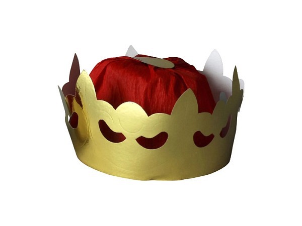 Maske Karton-Krone 11x19cm