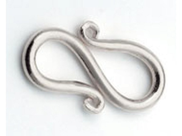 Verschlüsse 925silber S-Schliesse 20mm 