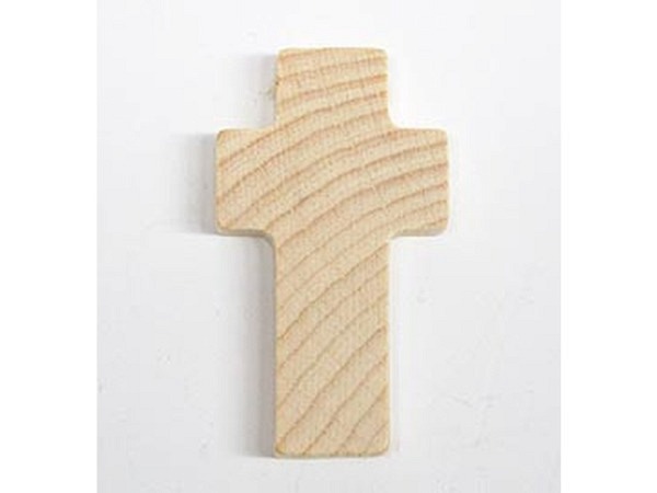 Holzfigur Ruff Kreuz, 4x2,1cm