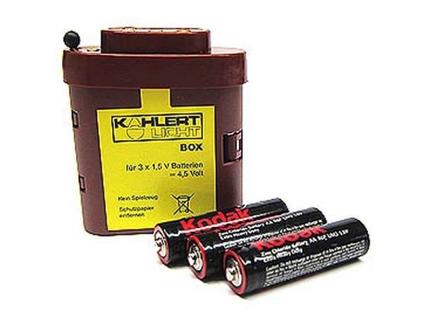 Miniatur Beleuchtung Batteriebox leer