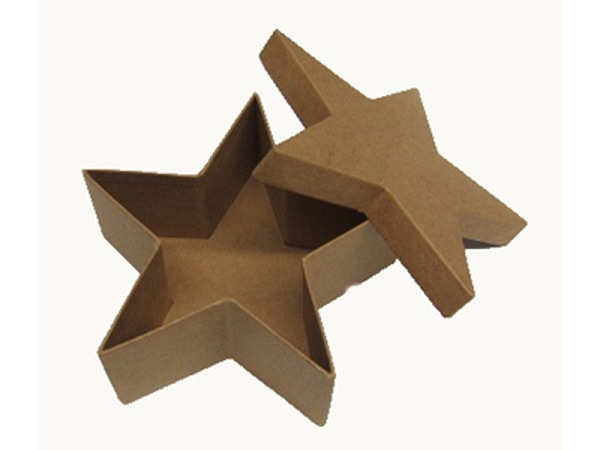 Pappmache Glorex Kartonbox Stern
