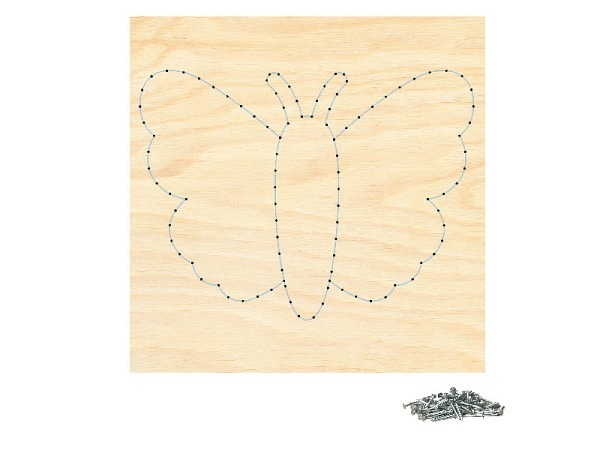 Bastelset Pebaro Nagelbild 20x20cm