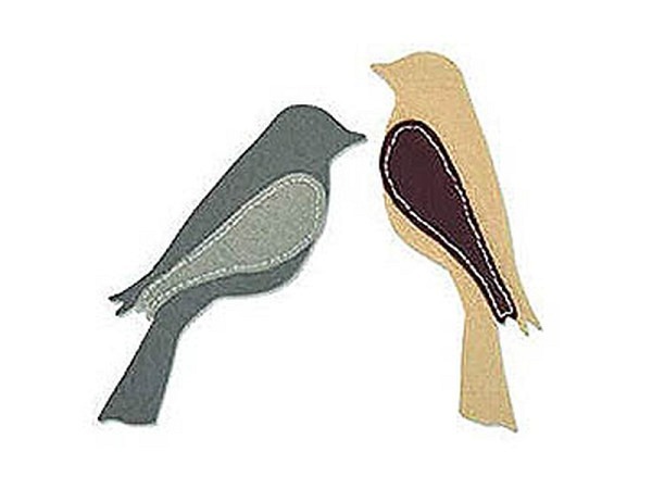 Prägeform Sizzix Bigz Vögel